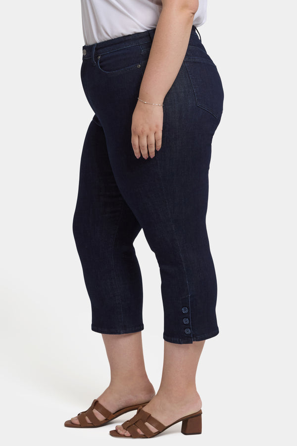 Nydj Joni Relaxed Capri Jeans In Plus Size