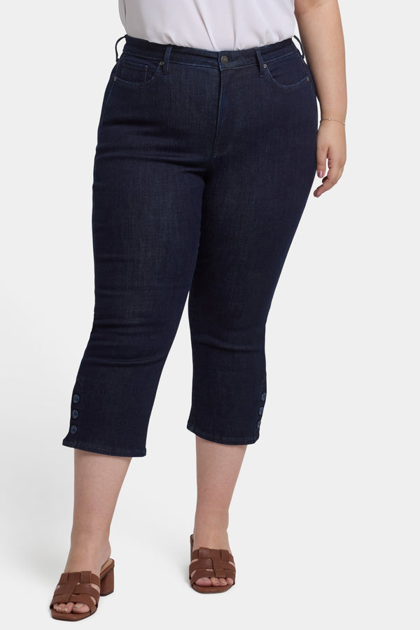 Nydj Joni Relaxed Capri Jeans In Plus Size
