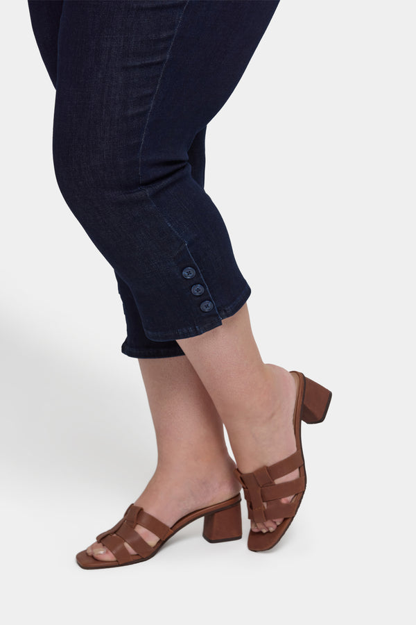 Nydj Joni Relaxed Capri Jeans In Plus Size