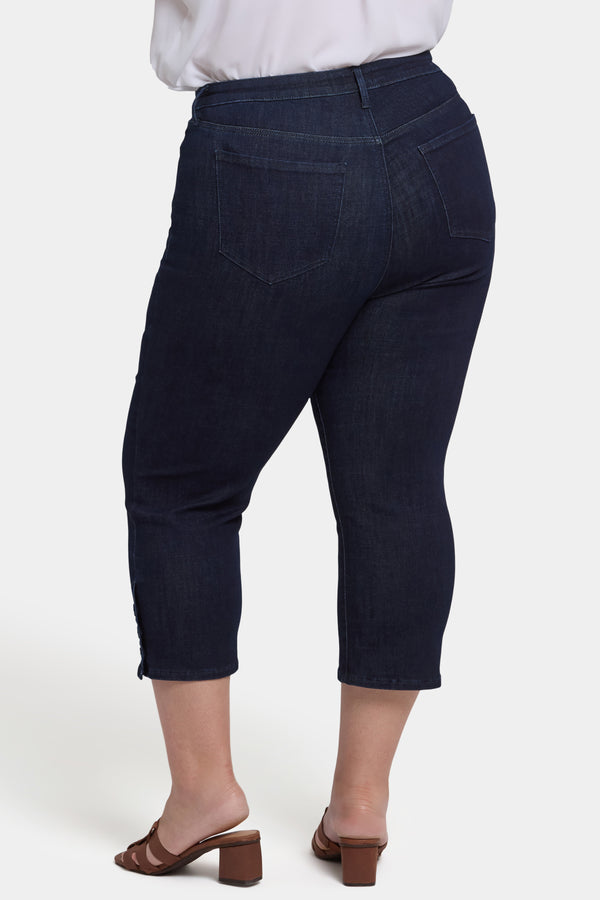 nydj Joni Relaxed Capri Jeans In Plus Size