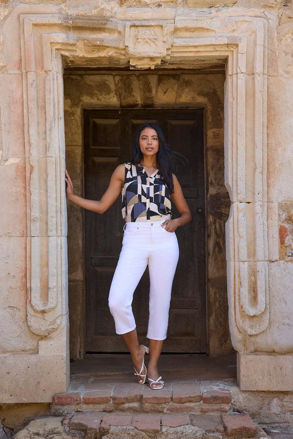 nydj Joni Relaxed Capri Jeans