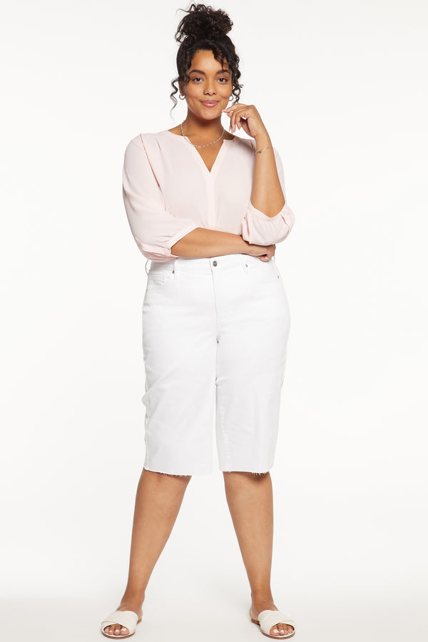 Nydj Kristie '80s Bermuda Denim Shorts In Plus Size