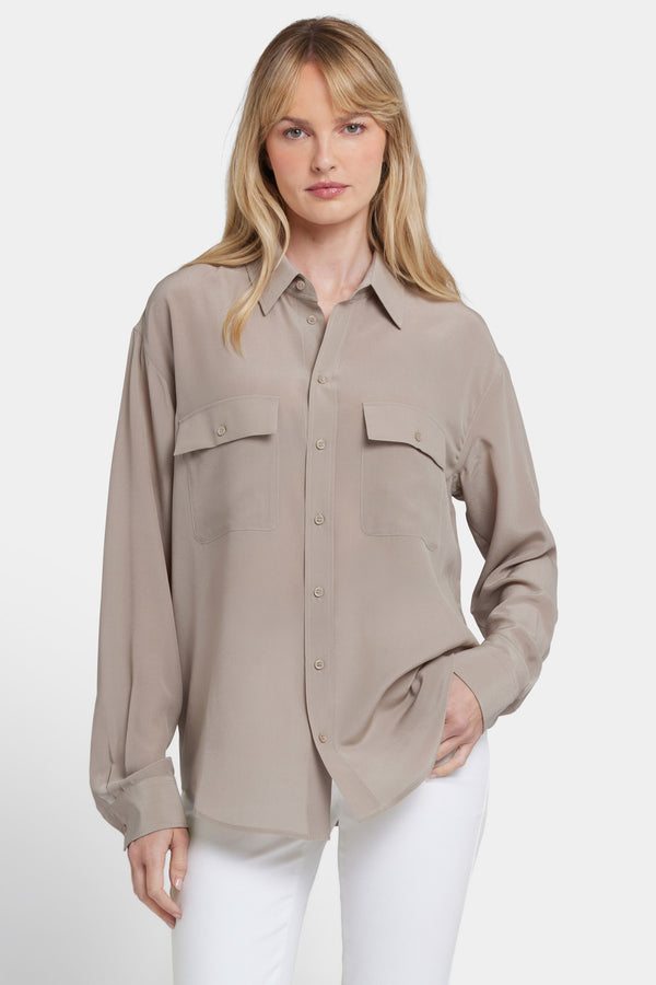 Nydj Lauren Silk Blouse