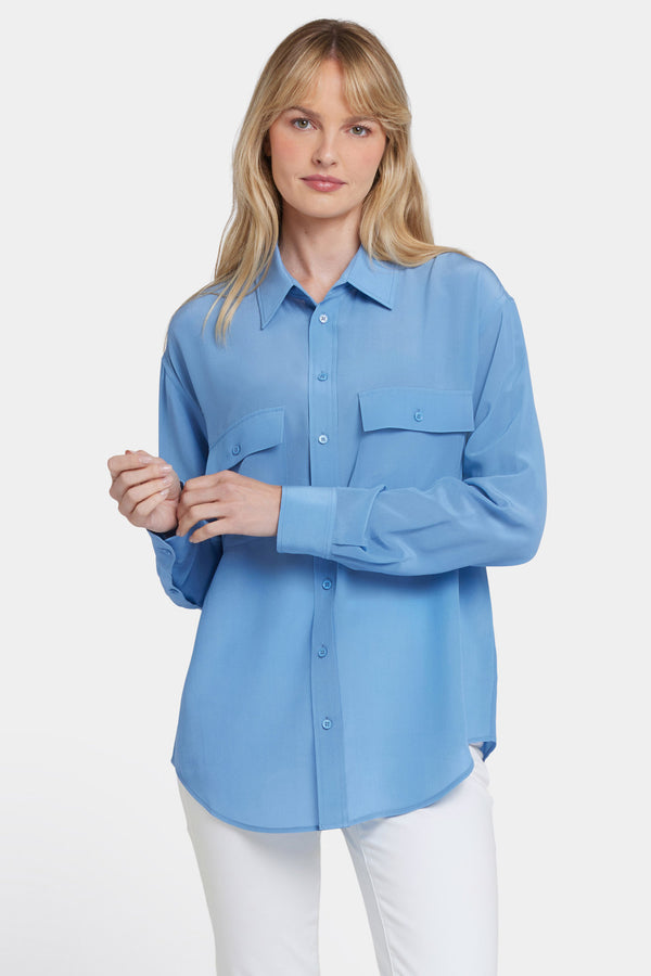 Nydj Lauren Silk Blouse
