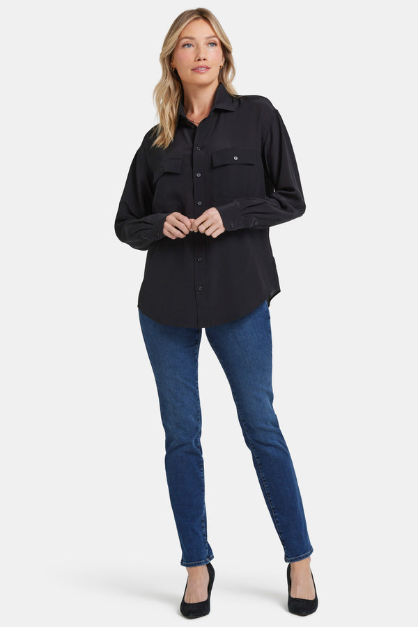 Nydj Lauren Silk Blouse