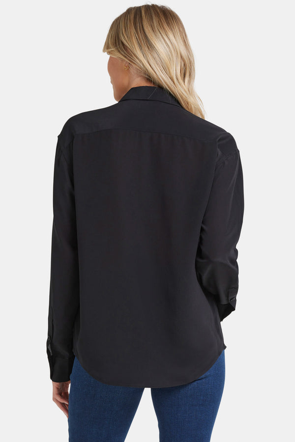 nydj Lauren Silk Blouse