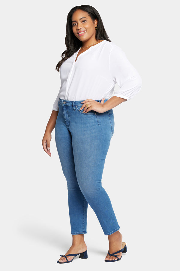 Nydj Le Silhouette Sheri Slim Jeans In Plus Size