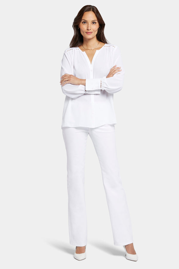 Nydj Liliana Peasant Blouse