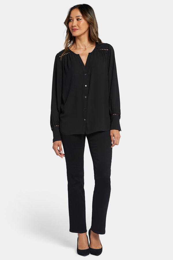 Nydj Liliana Peasant Blouse