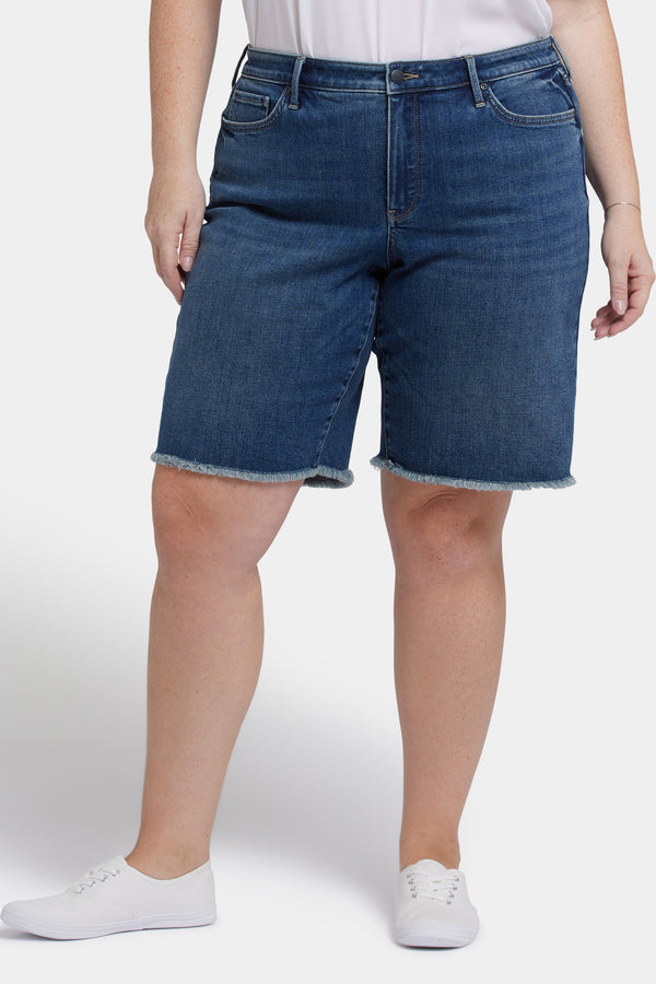 Nydj Lilly Denim Shorts In Plus Size