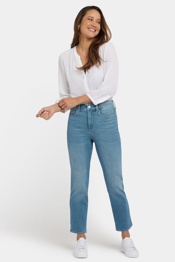 nydj Marilyn Straight Ankle Jeans