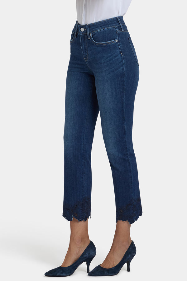 Nydj Marilyn Straight Ankle Jeans In Petite