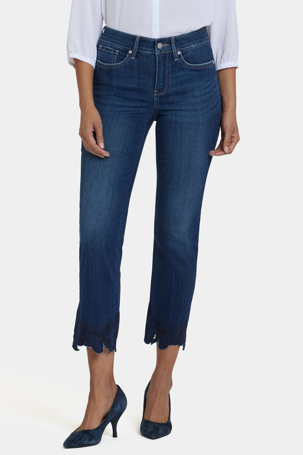 Nydj Marilyn Straight Ankle Jeans In Petite