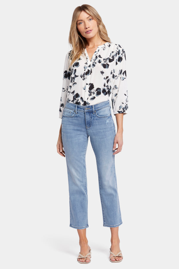 Nydj Marilyn Straight Ankle Jeans In Petite