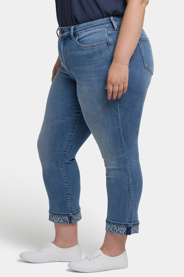 Nydj Marilyn Straight Ankle Jeans In Plus Size