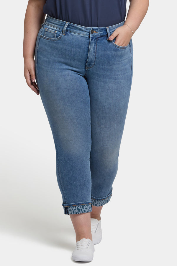 Nydj Marilyn Straight Ankle Jeans In Plus Size
