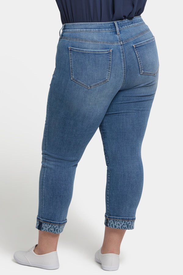 nydj Marilyn Straight Ankle Jeans In Plus Size