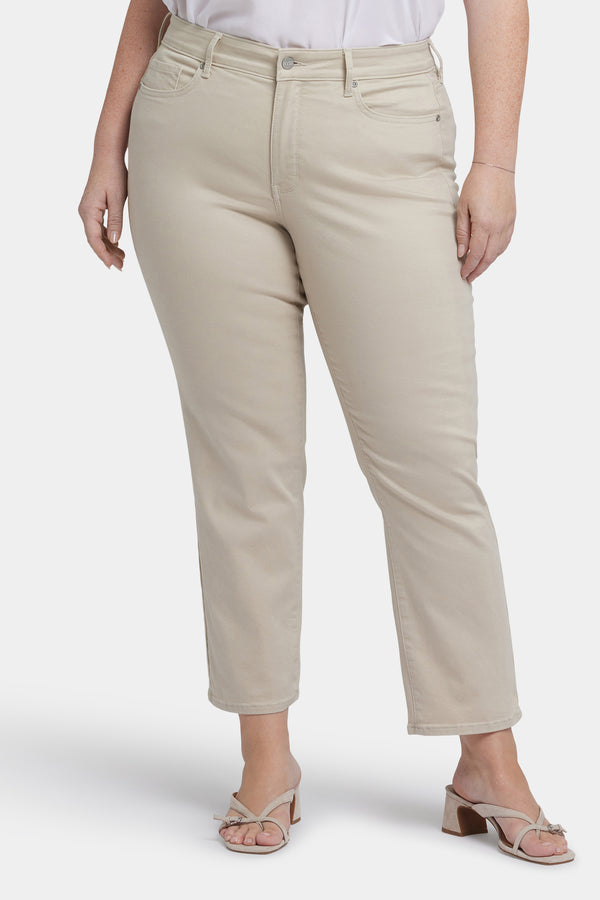 Nydj Marilyn Straight Ankle Jeans In Plus Size