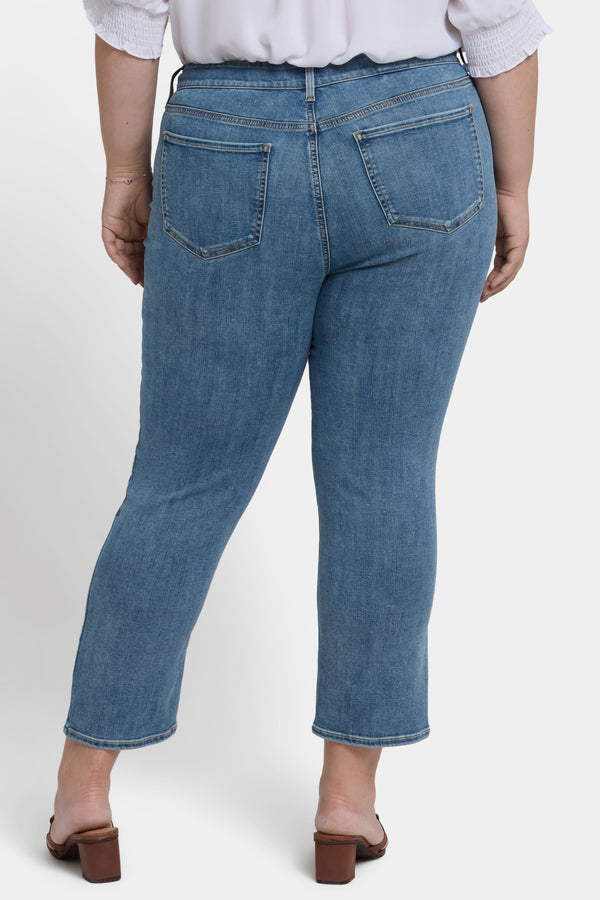 nydj Marilyn Straight Ankle Jeans In Plus Size