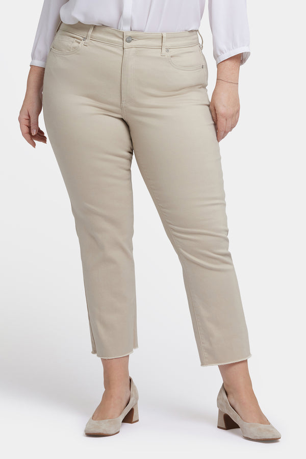 Nydj Marilyn Straight Ankle Jeans In Plus Size