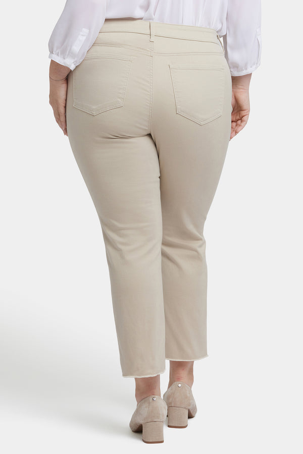 nydj Marilyn Straight Ankle Jeans In Plus Size