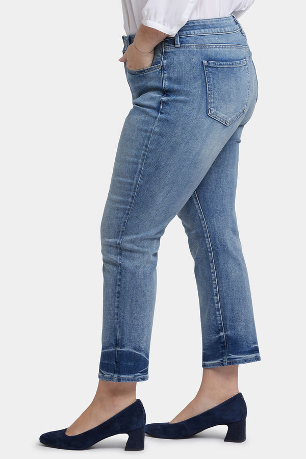 Nydj Marilyn Straight Ankle Jeans In Plus Size
