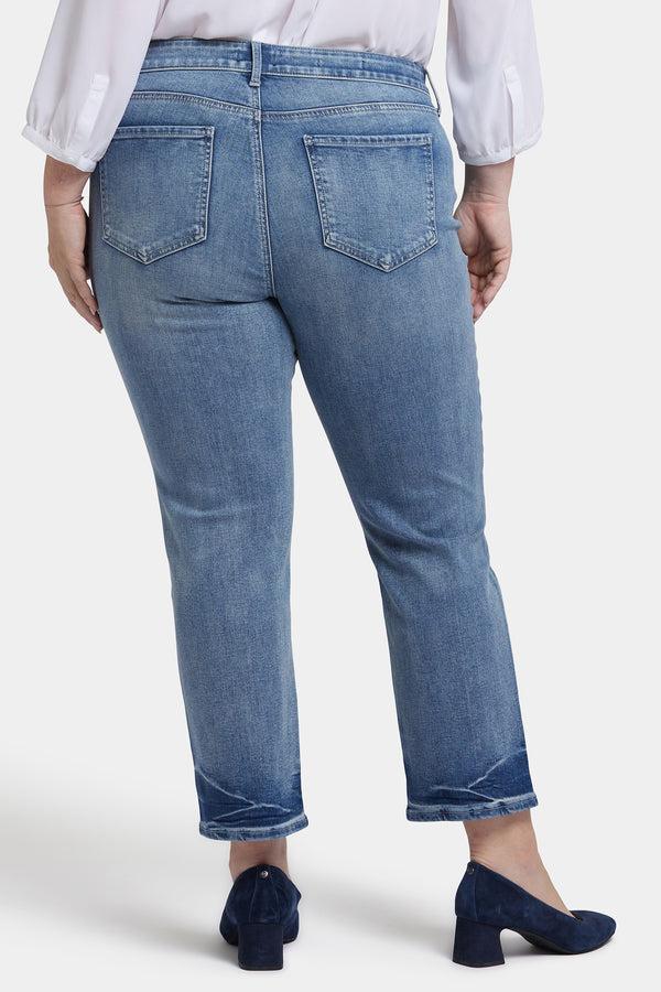 nydj Marilyn Straight Ankle Jeans In Plus Size