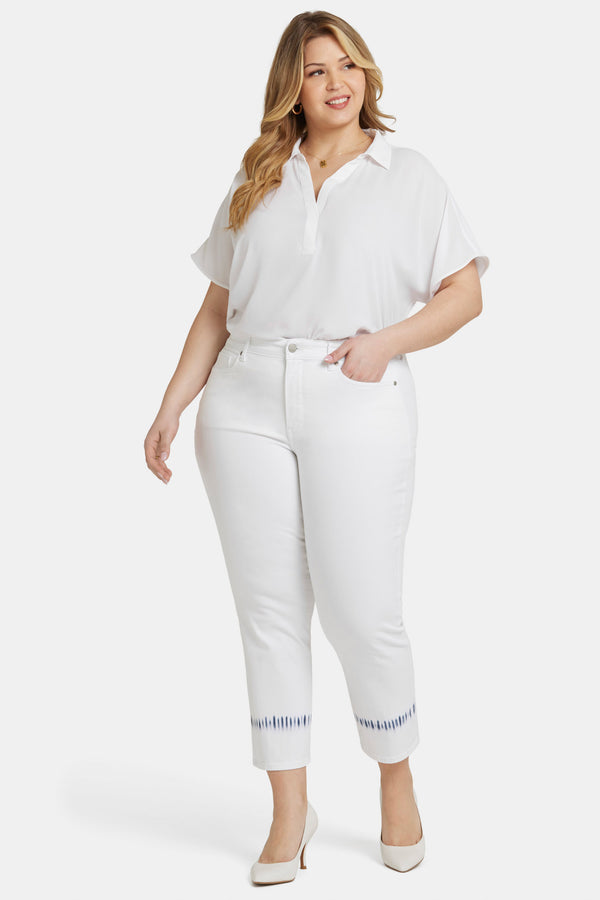 Nydj Marilyn Straight Ankle Jeans In Plus Size