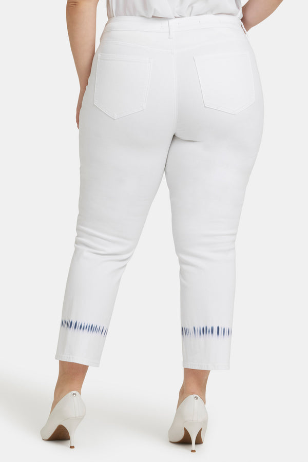 nydj Marilyn Straight Ankle Jeans In Plus Size