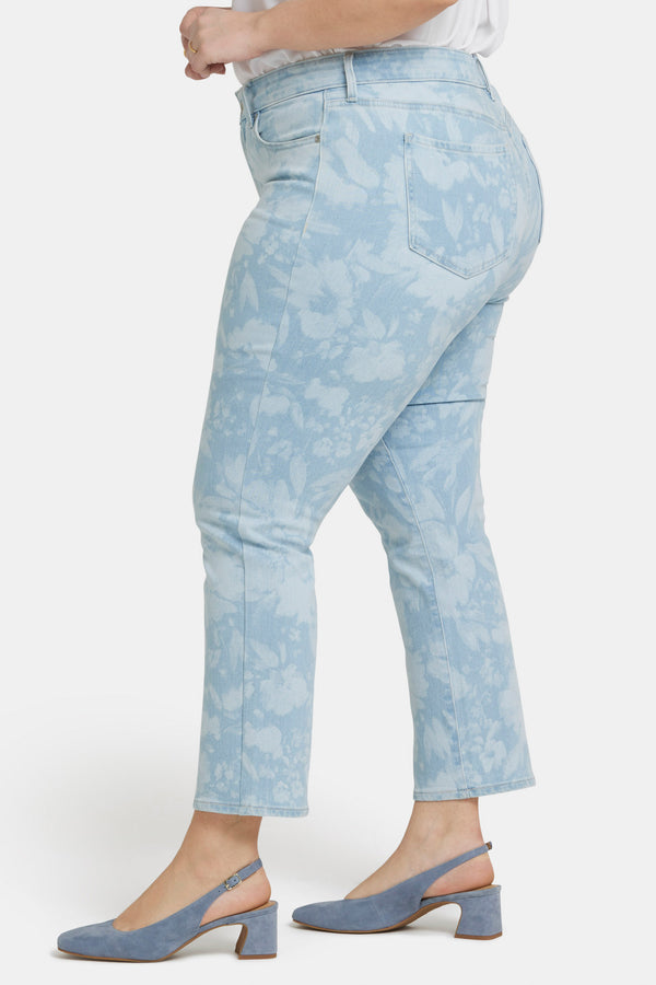 Nydj Marilyn Straight Ankle Jeans In Plus Size