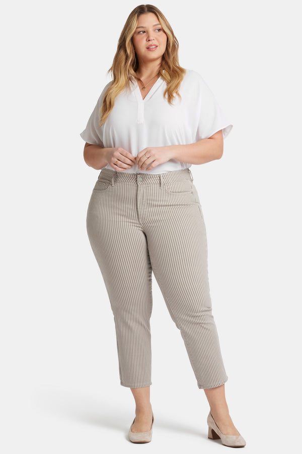 Nydj Marilyn Straight Ankle Jeans In Plus Size
