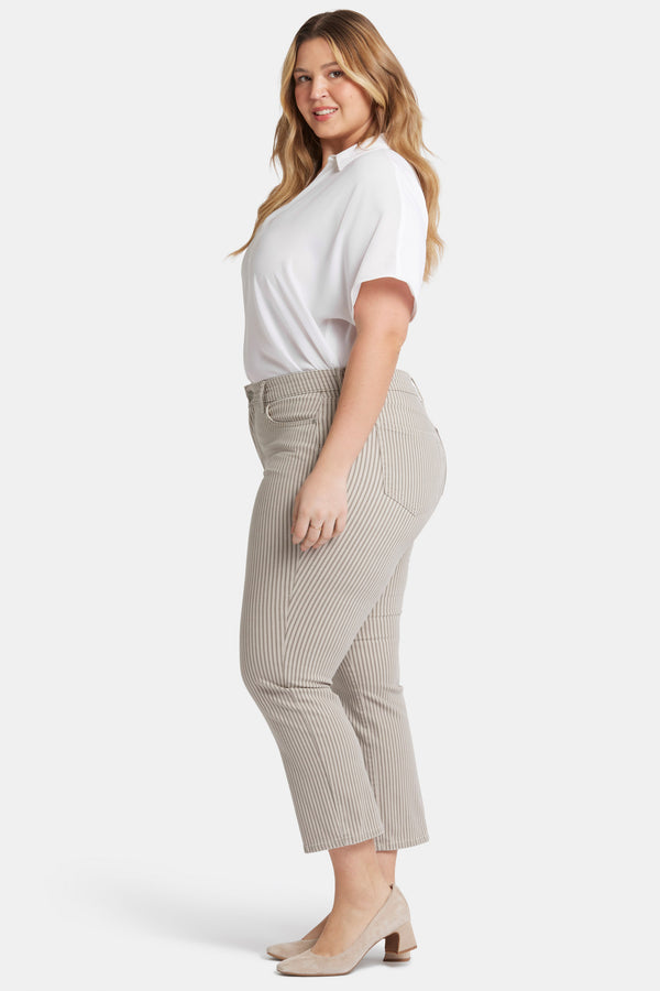 Nydj Marilyn Straight Ankle Jeans In Plus Size