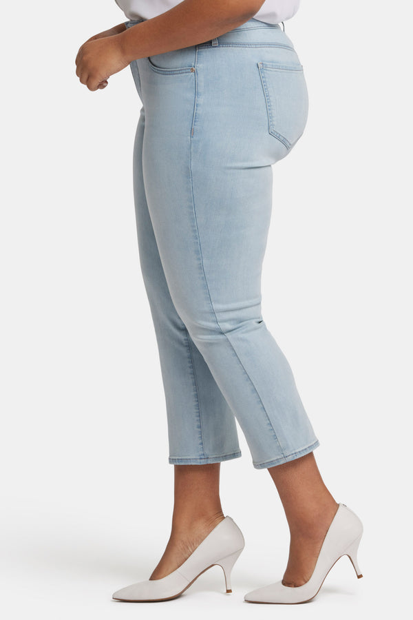 Nydj Marilyn Straight Ankle Jeans In Plus Size