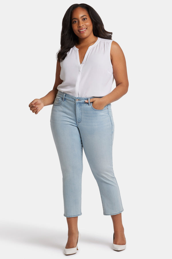 Nydj Marilyn Straight Ankle Jeans In Plus Size