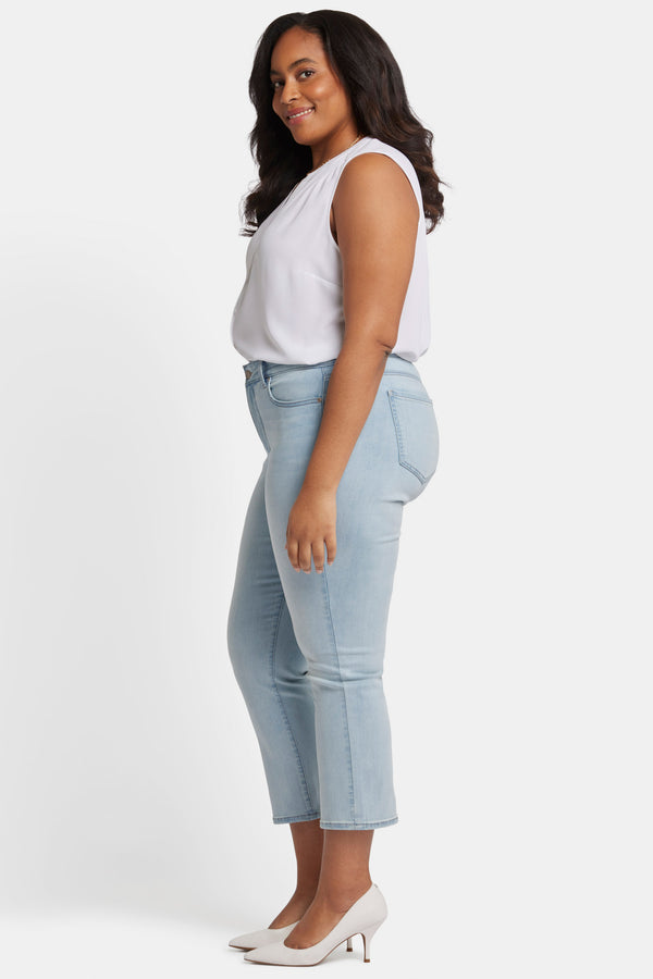 Nydj Marilyn Straight Ankle Jeans In Plus Size