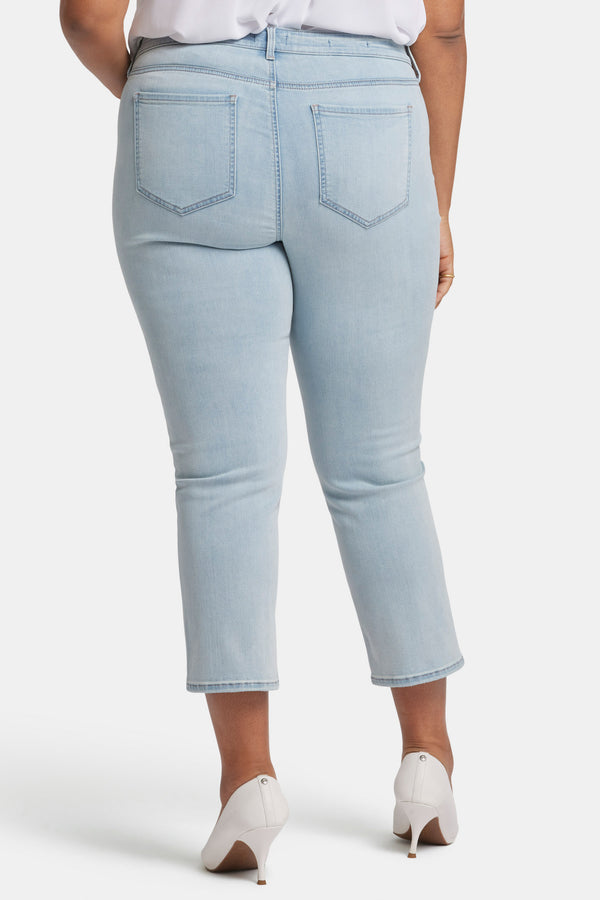 nydj Marilyn Straight Ankle Jeans In Plus Size