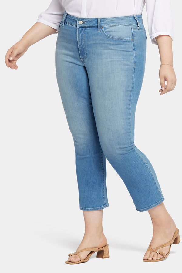Nydj Marilyn Straight Ankle Jeans In Plus Size