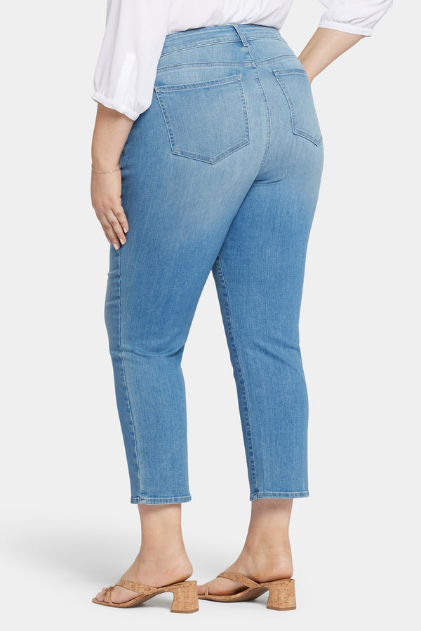 nydj Marilyn Straight Ankle Jeans In Plus Size