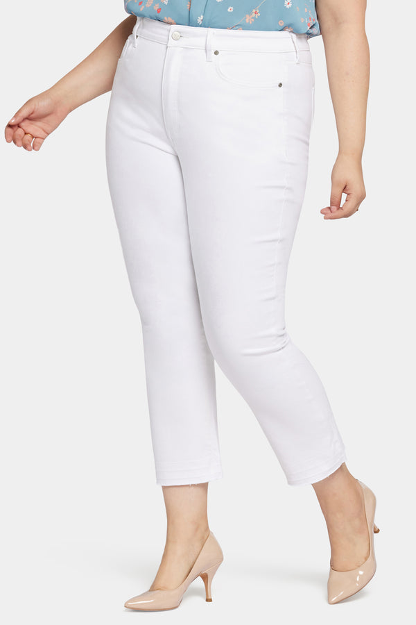 Nydj Marilyn Straight Ankle Jeans In Plus Size