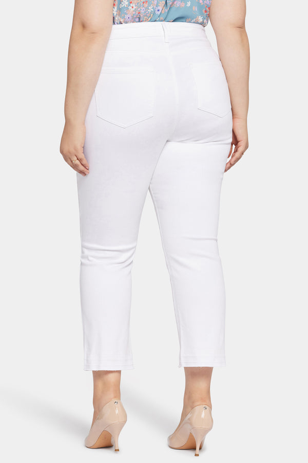 nydj Marilyn Straight Ankle Jeans In Plus Size