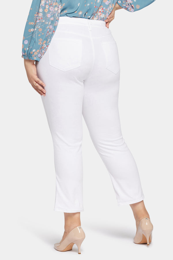 nydj Marilyn Straight Ankle Jeans In Plus Size