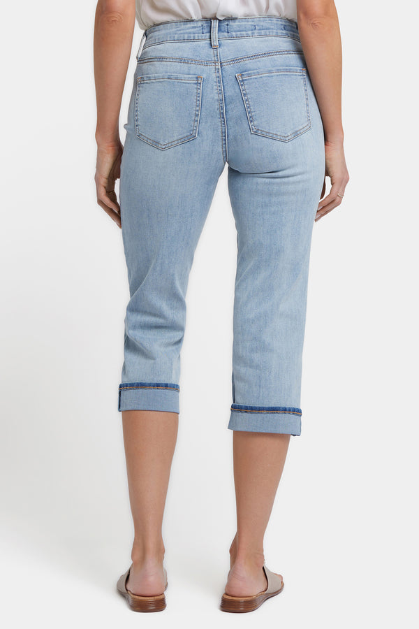 nydj Marilyn Straight Crop Jeans In Petite