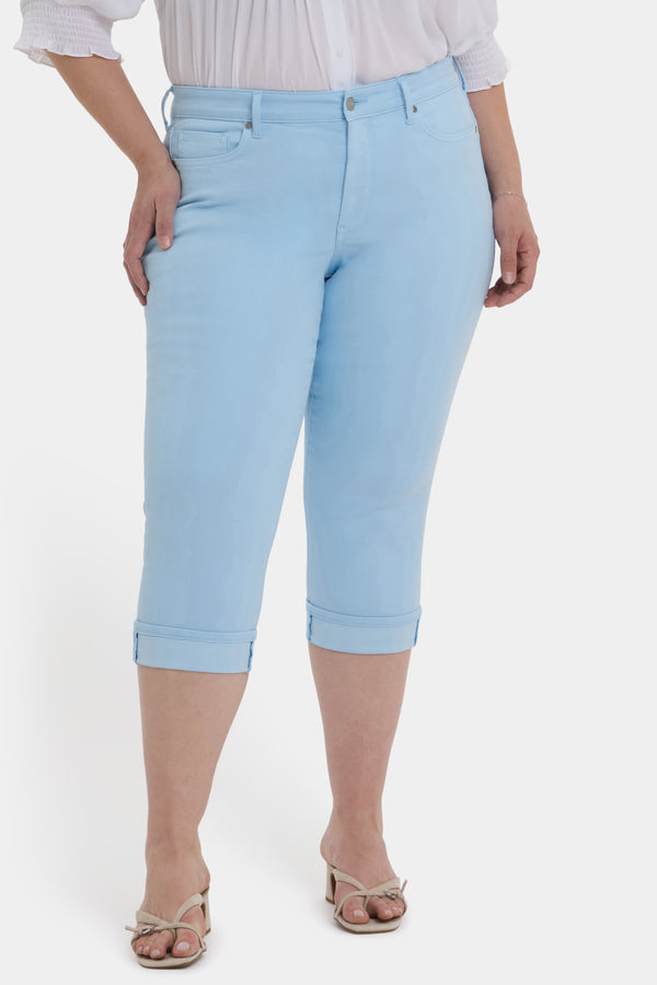 Nydj Marilyn Straight Crop Jeans In Plus Size