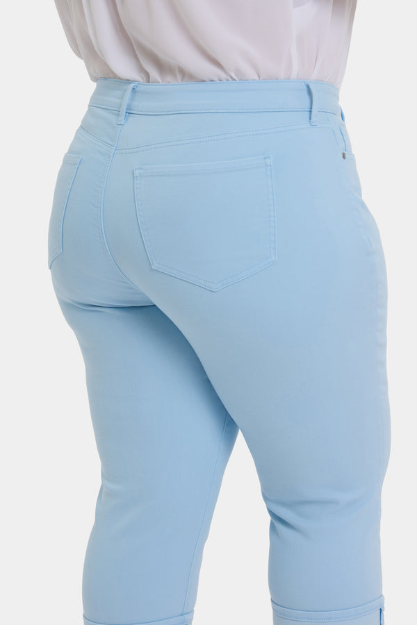 Nydj Marilyn Straight Crop Jeans In Plus Size