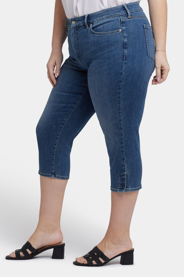 Nydj Marilyn Straight Crop Jeans In Plus Size
