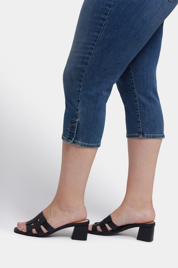 Nydj Marilyn Straight Crop Jeans In Plus Size