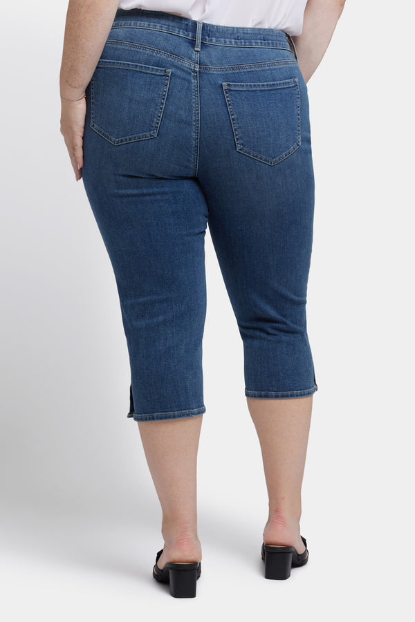 nydj Marilyn Straight Crop Jeans In Plus Size