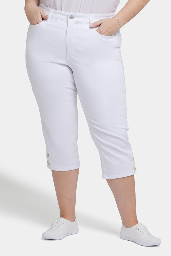 Nydj Marilyn Straight Crop Jeans In Plus Size