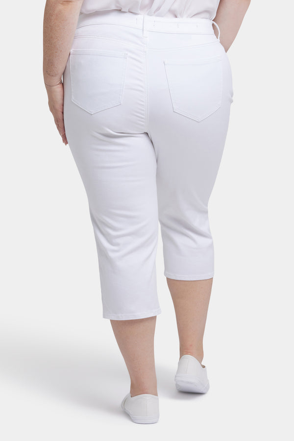 nydj Marilyn Straight Crop Jeans In Plus Size