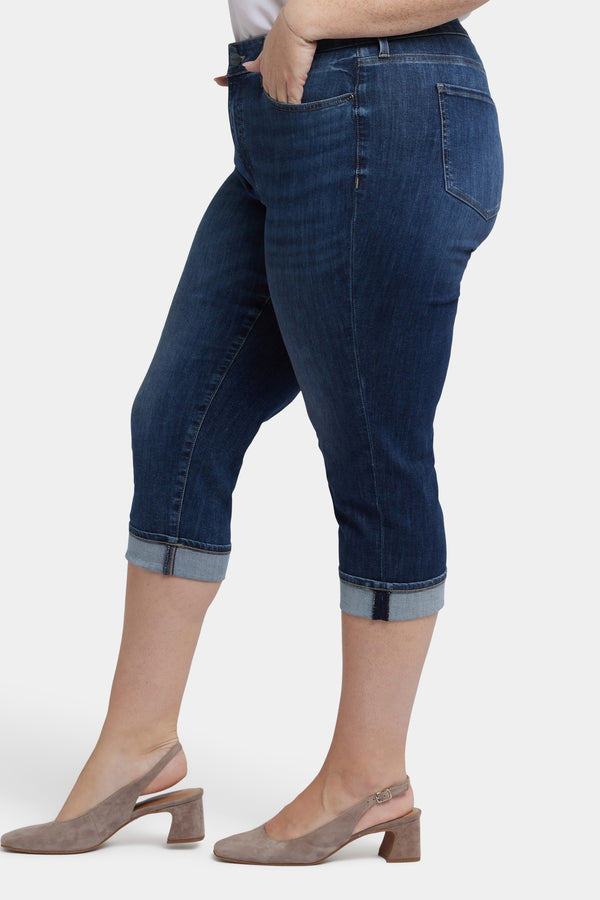 Nydj Marilyn Straight Crop Jeans In Plus Size